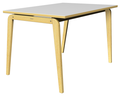 Table 120x80 4 pieds Adell